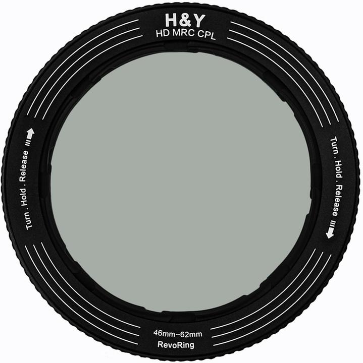 Productafbeelding H&Y RevoRing MRC CPL filter 46-62mm (RP-62) (Filteradapter, 62 mm)