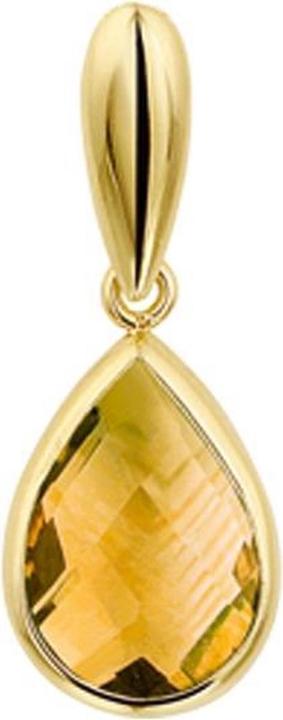 Marie Celeste Anhänger Citrien - Gold (Oro giallo placcato oro 14 carati)