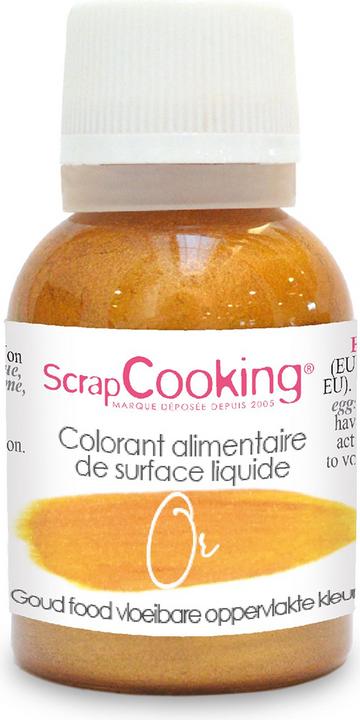 Image du produit ScrapCooking Colorant alimentaire liquide, or, 20g