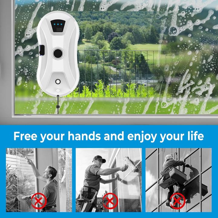 Image du produit EagerMinds Fensterputzroboter mit Automatischer Wassersprühfunktion
