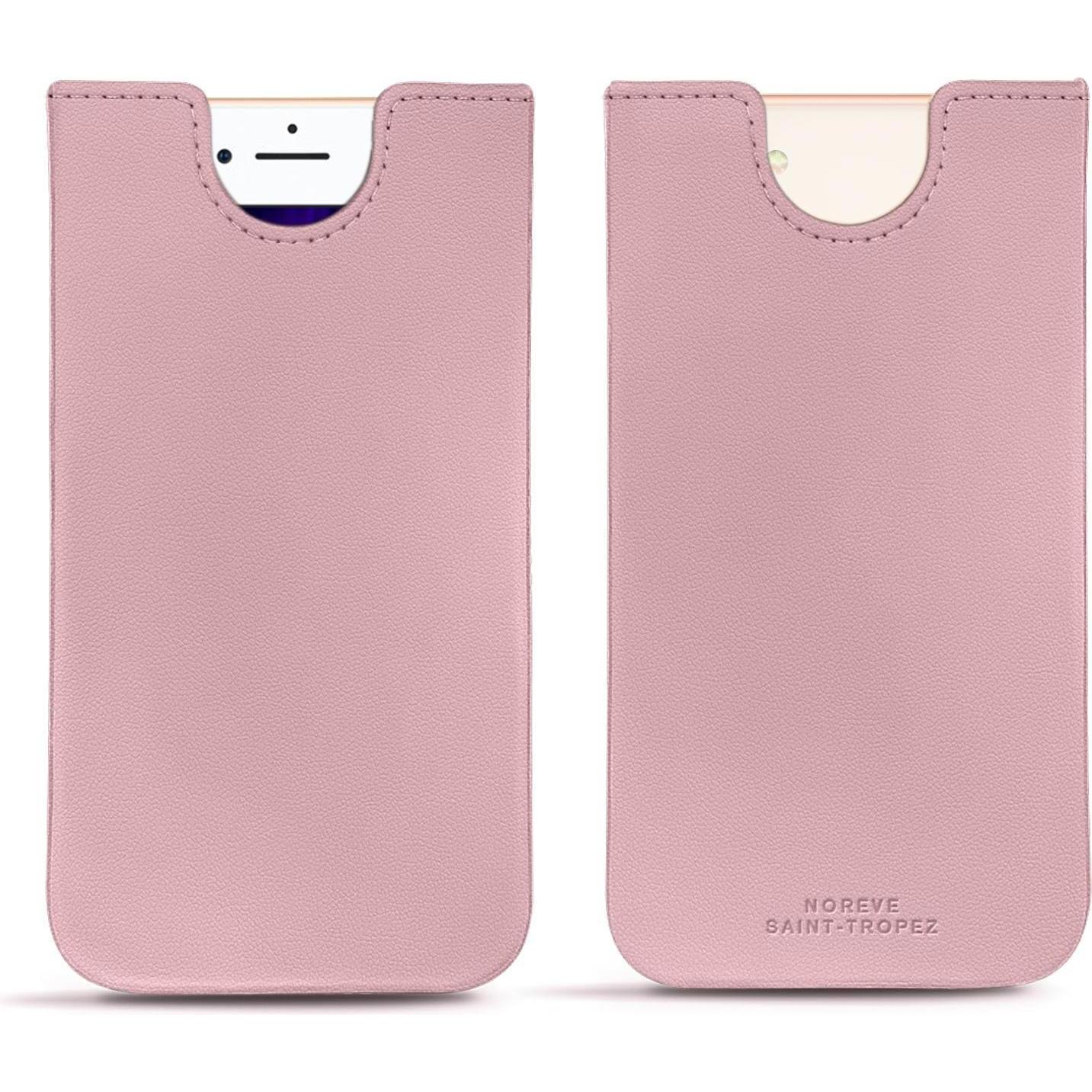 Noreve Lederschutzhülle (Apple iPhone 8), Smartphone Hülle, Rosa