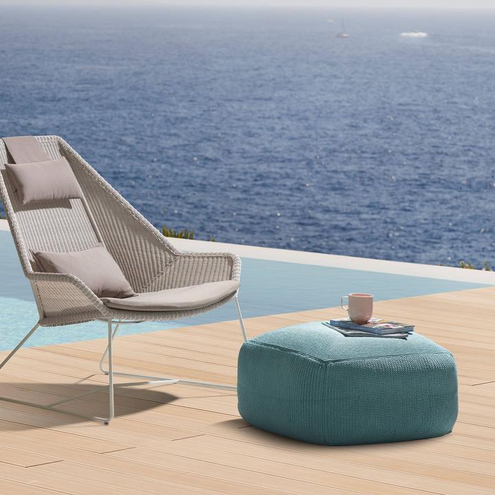 Actual product image Cane-line Divine stool and pouf
