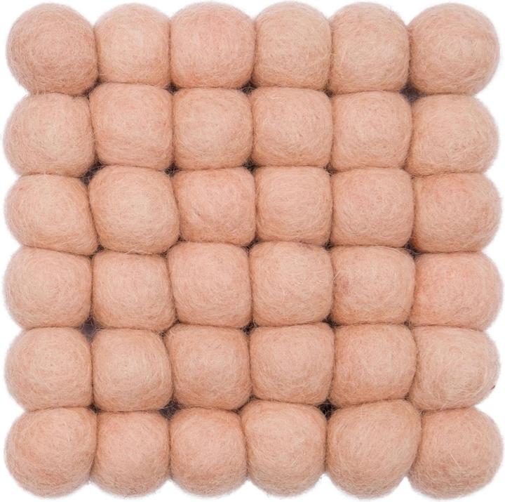 Produktbild Myfelt Merle Filzkugelteppich eckig