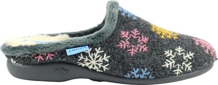 Actual product image Lunar Womens/Ladies Juniper Snowflake Slippers (40)