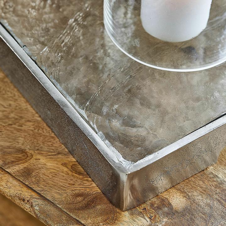 Produktbild Loberon Tablett Yvelissel antiksilber