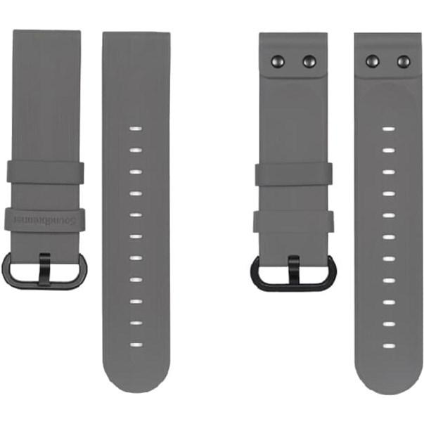 Soundbrenner Silicone Strap fÃ¼r Core - grau (Silikon, Core), Uhrenarmband, Grau