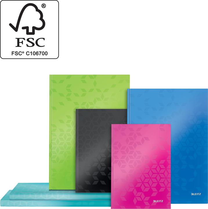 Produktbild Leitz Wow (A4, Kariert, Harter Einband)