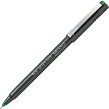 Actual product image Pentel Fiber pen Ultra Fine Advance (Green, 1x)