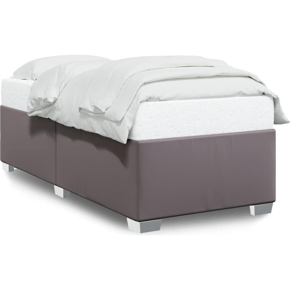 VidaXL, Bett, Bettgestell Kunstleder (90 x 200 cm)