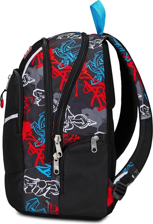 Immagine prodotto Seven Zaino Scuola Advanced Half Street Nero (32 l)