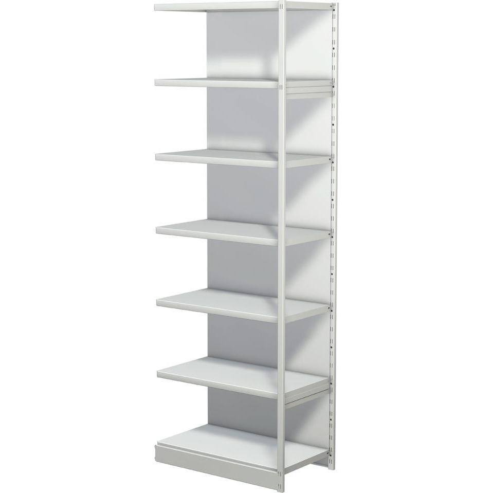 kaiserkraft, Kellerregal, Büro-Steckregal, mit Rückwand