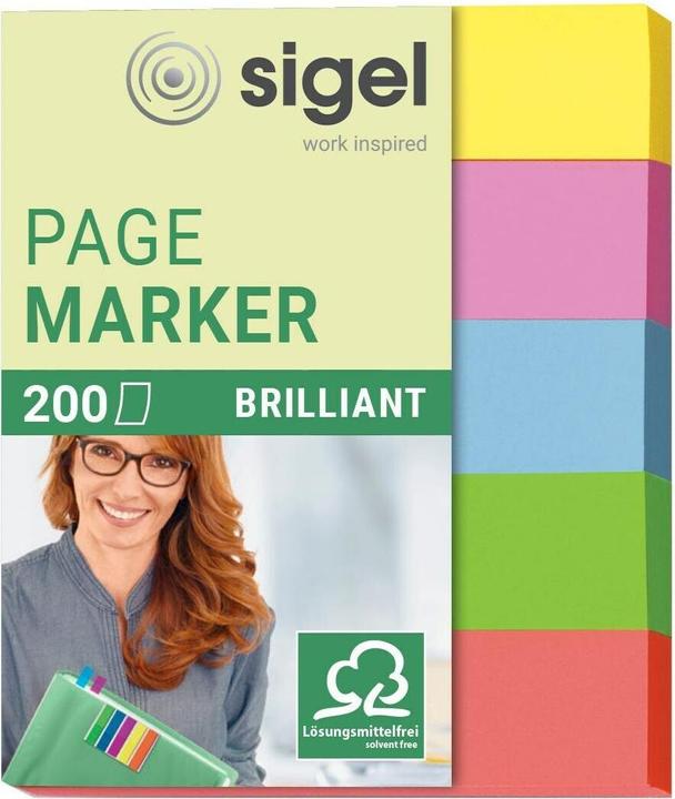 Sigel Sticky notes Brilliant (50 x 12 mm)