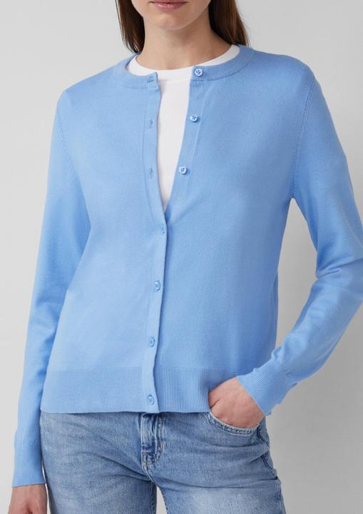 Produktbild s.Oliver Strickjacke Feinstrickcardigan aus Viskosemix (38)