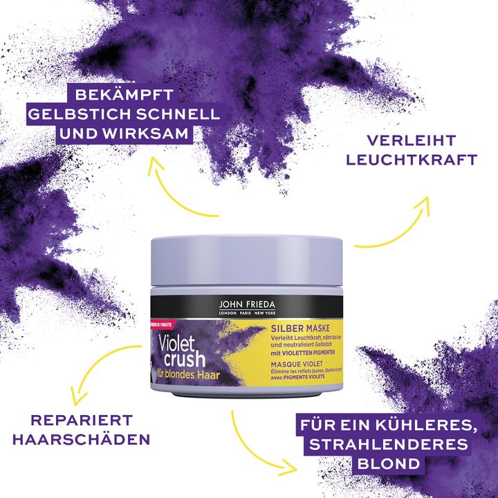 Actual product image John Frieda Sheer Blonde - Violet Crush Silver Mask (250 ml)
