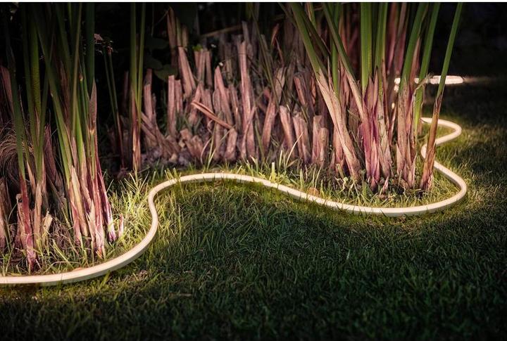 Immagine prodotto Philips Hue Striscia luminosa per esterni 5m DE Plug (Multicolore, 500 cm, Esterno)