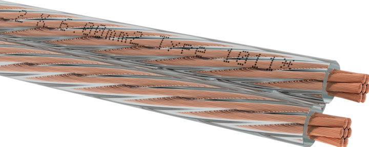 Actual product image Oehlbach D1C313 Loudspeaker cable 2 x 6 mm² Transparent 1 pc. (10 m, 6 mm²)