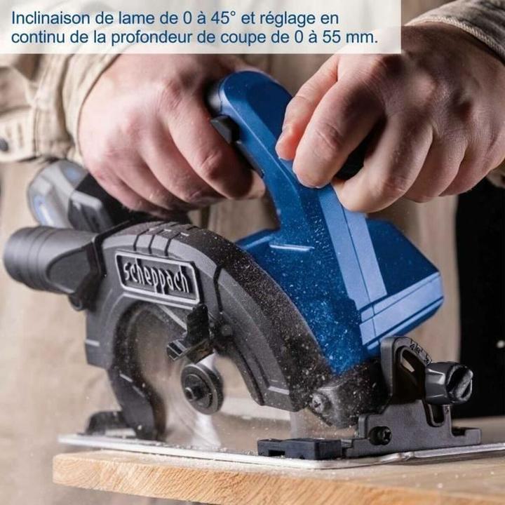 Produktbild Scheppach Akku-Handkreissäge BC-HCS165-X (DIY)