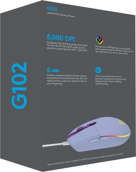 Image du produit Logitech G102 (Filaire)