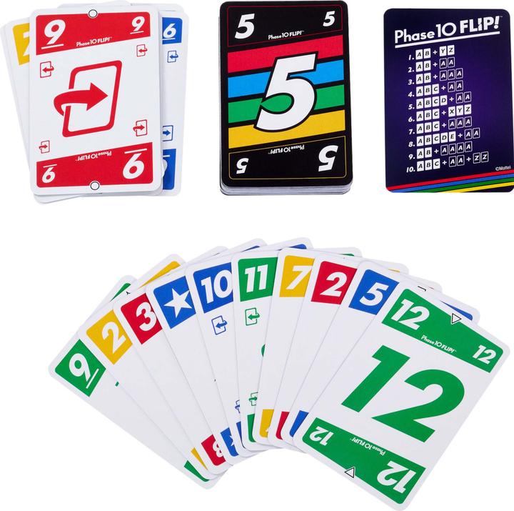 Produktbild Games Phase 10 Flip (Deutsch, Multilingual, 2 - 6 Spieler)