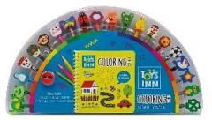 Image du produit Stnux Crayons de couleur avec gommes et livre de coloriage