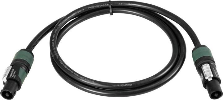 Actual product image Psso Lautsprecherkabel Speakon 4x2,5 0,5m sw (0.50 m, 2.50 mm²)
