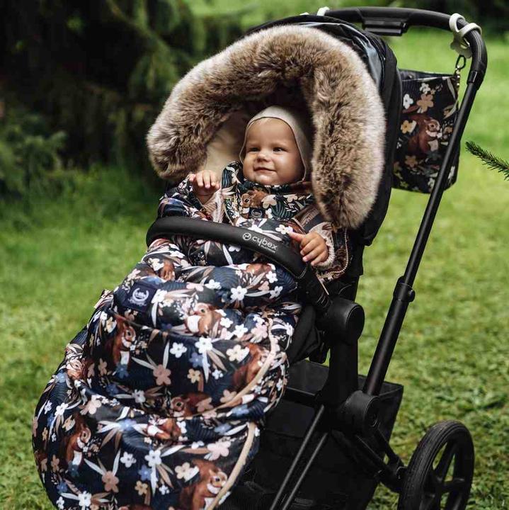 Actual product image La Millou footmuff-aspen-prince-chessboard