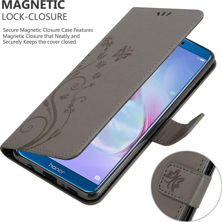 Image du produit Cadorabo Couverture du livre de fleurs (Honor 9 Lite)