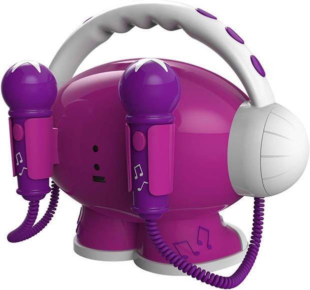 Actual product image Bigben MP3 Karaoke robot pink