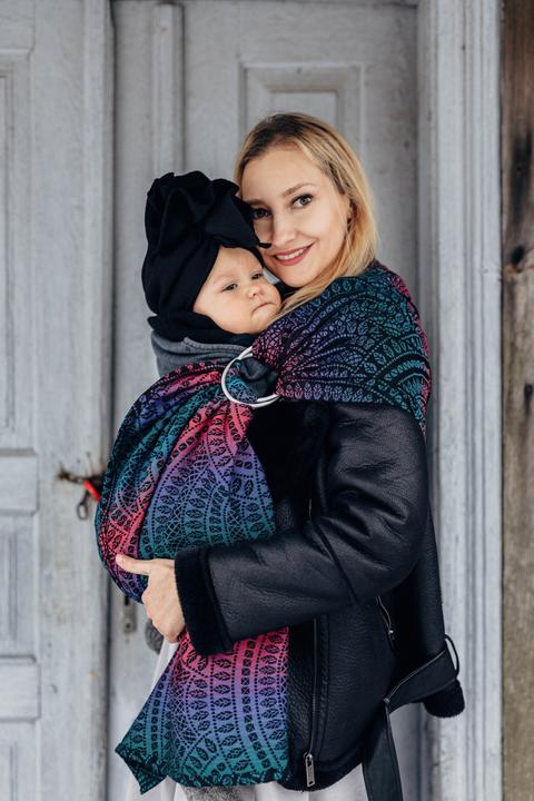 Produktbild Lennylamb Ring Sling - Peacock'S Tail - Black Opal (1.80 m)