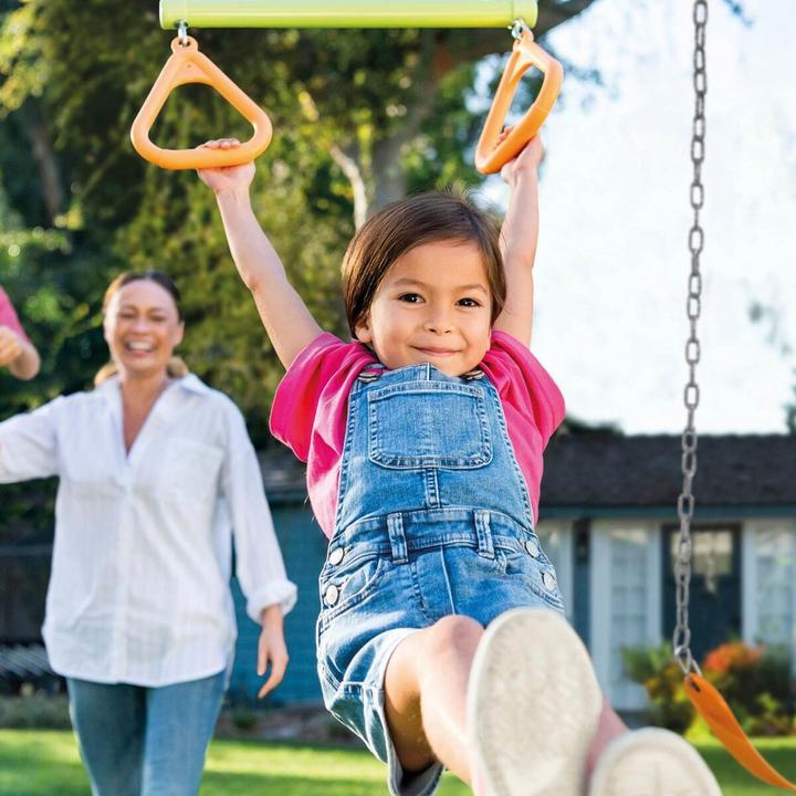 Actual product image Intex Four Feature Swing Set (Color) Measurement: 467cmX254cmX211cm, Item Number 44130