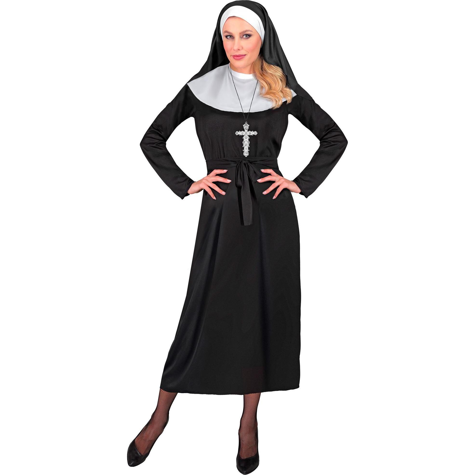Widmann NONNE (Kleid, Gürtel, Haube), S (S)