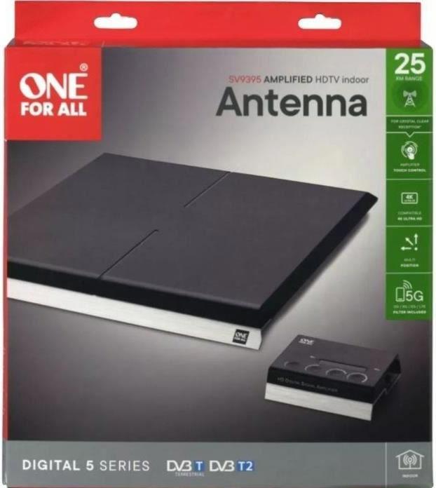 Actual product image One for All Full HD Indoor Antenna (Flat antenna, DVB-T / -T2)
