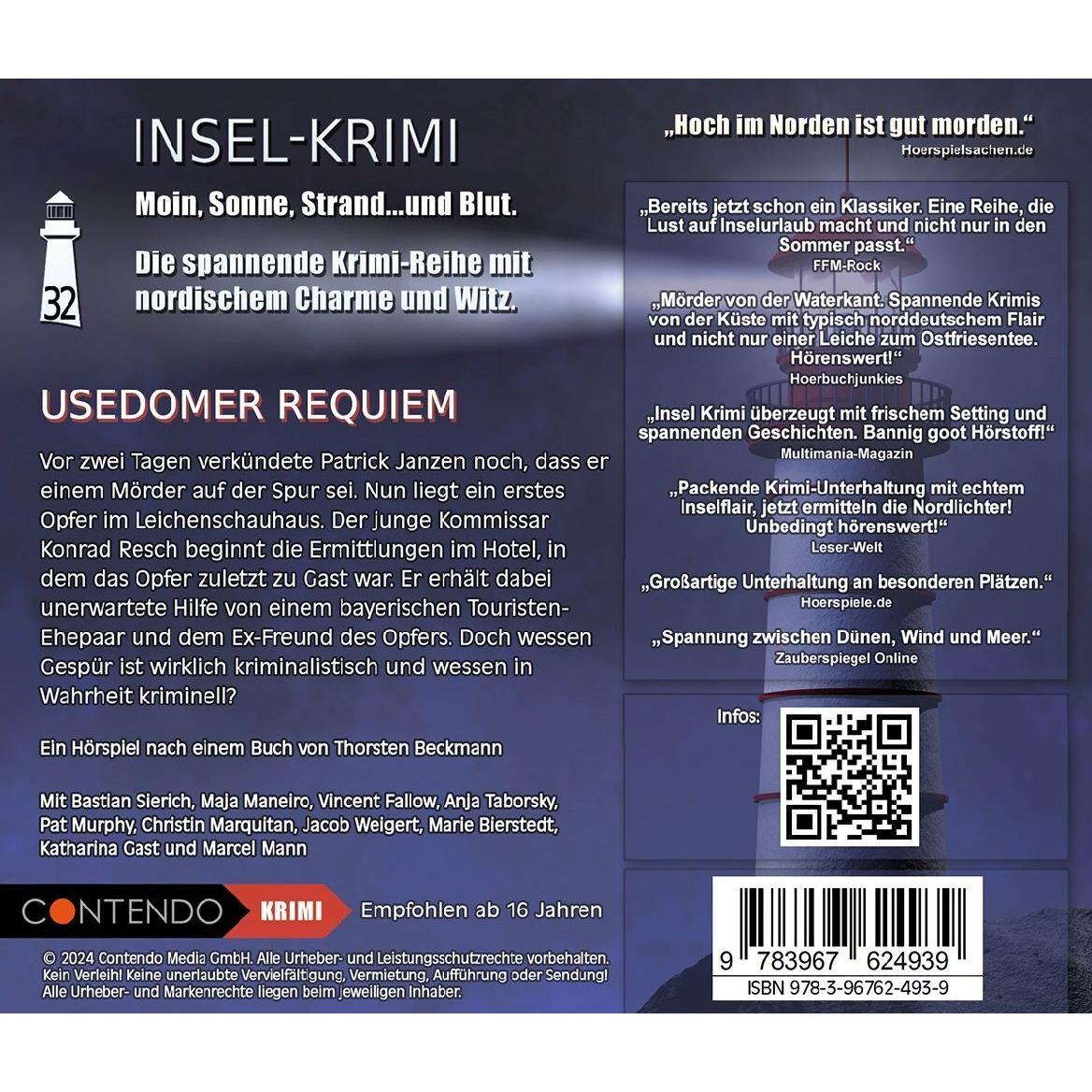 Thumbnail - Insel-Krimi 32 - Usedomer Requiem, Hörbücher