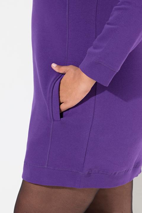 Produktbild Ulla Popken Sweatkleid, Stehkragen, Langarm, Taschen (50, 52)