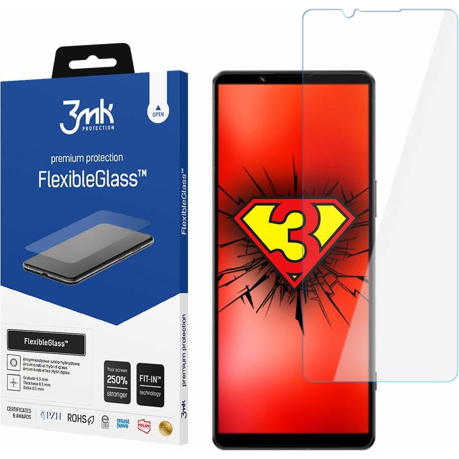 Thumbnail - 3MK Sony Xperia 1 IV - FlexibleGlass? (1 Stück, Sony Xperia 1 IV), Smartphone Schutzfolie, Transparent
