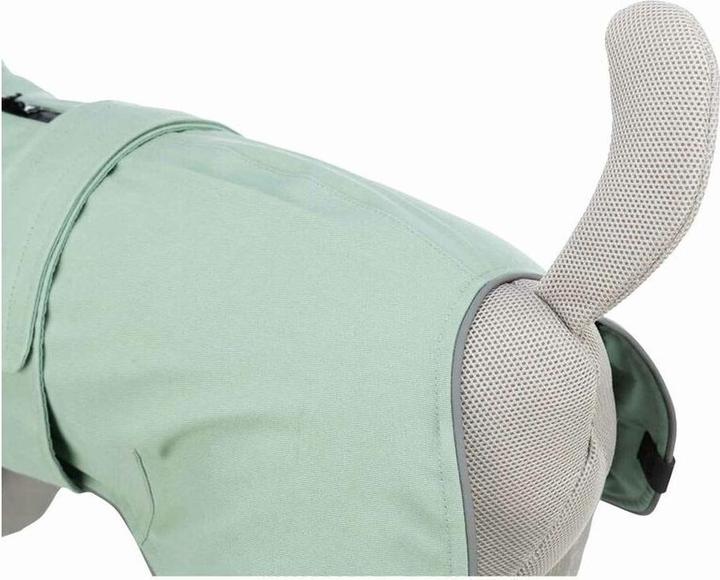 Immagine prodotto Trixie CityStyle Dublin mackintosh, S, 40 cm, salvia (S, Cappotto impermeabile per cani)