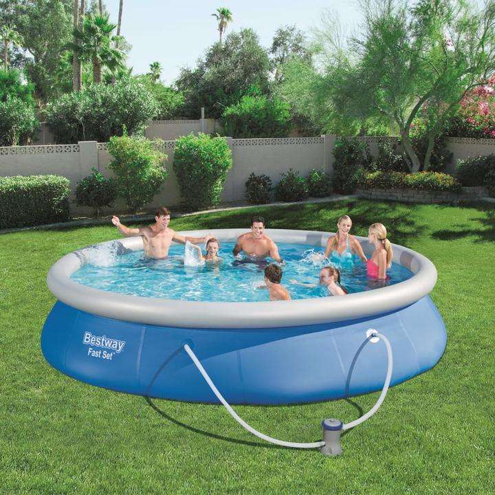 Productafbeelding Bestway APO Fast Set 457x84x74cm met pomp rond blauw