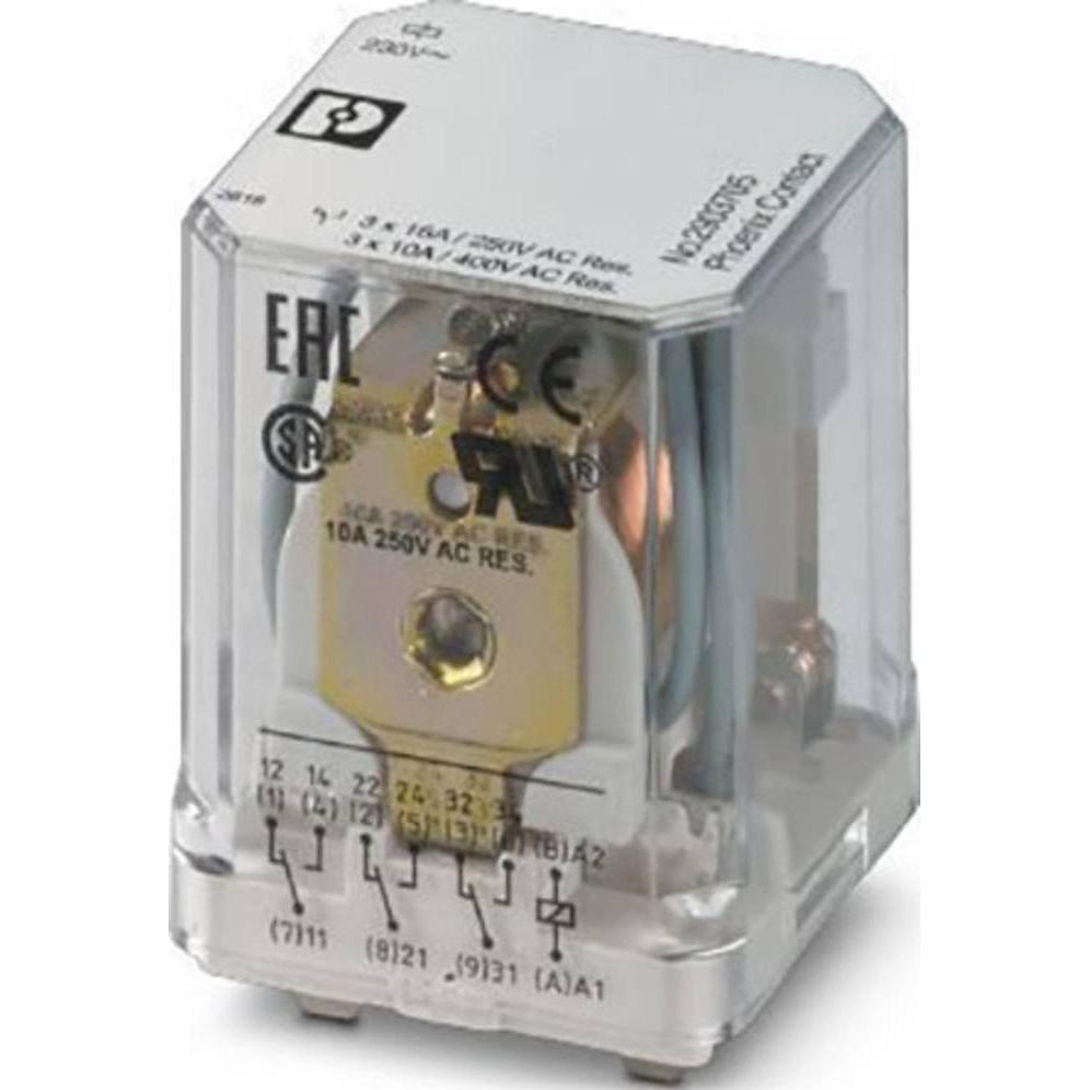 Phoenix Contact REL-PR3 High Power Relay  230AC/3X21, Relais