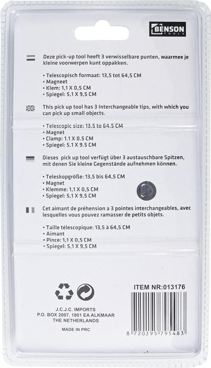 Produktbild Benson Pick-up-Tool 3-in-1 (3 Funktionen)