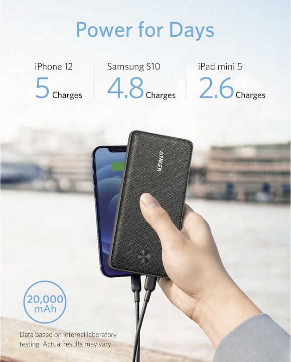 Productafbeelding Anker PowerCore III Sense 20K (20000 mAh, 20 W, 74 Wh)