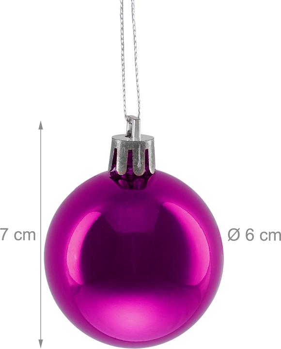 Actual product image Relaxdays Weihnachtskugeln im 50er Set (50 -part)