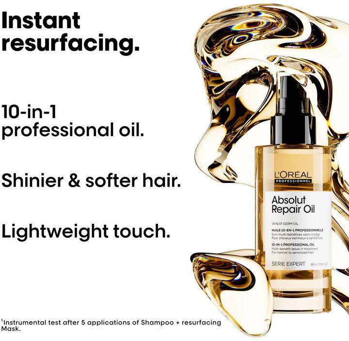 Actual product image L'Oréal Professionnel Absolut Repair Oil (90 ml)