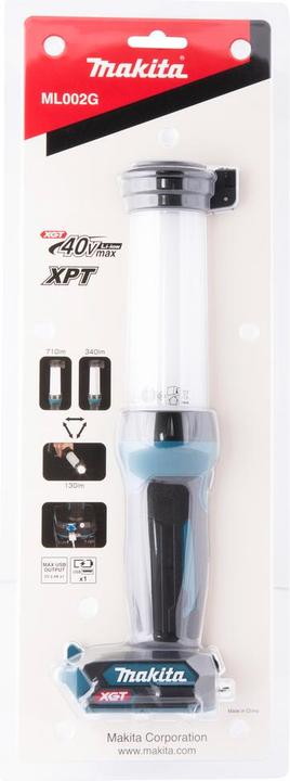 Produktbild Makita 40V LED-Akku-Werkstattleuchte ML002G (130 lm)