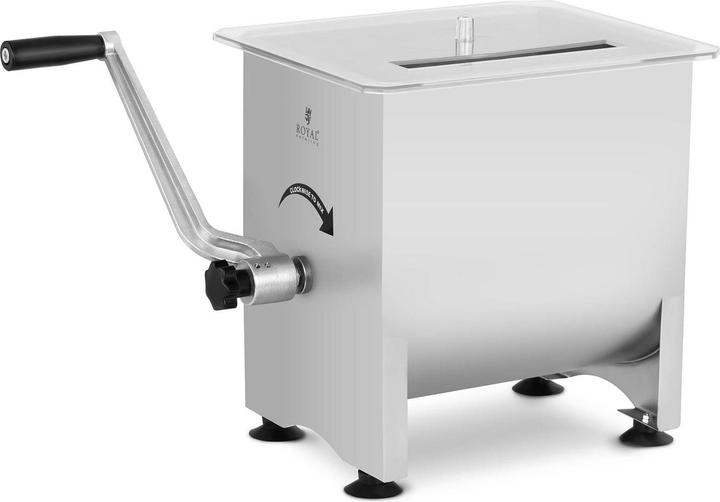 Immagine prodotto Royal Catering Impastatrice per carne e salumi manuale - 16 L - Acciaio inox