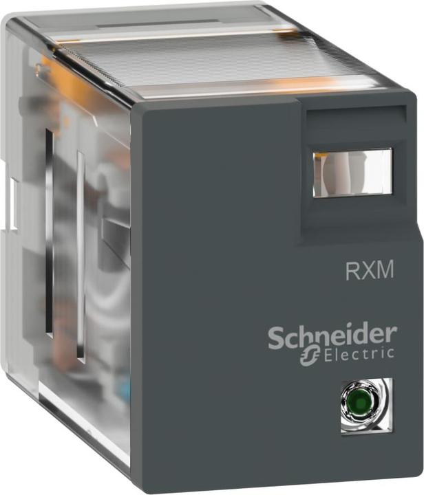 Actual product image Schneider Miniature relay, Easy Harmony RXM2L, 3A, 4W, 36V DC, with LED RXM4LB2CD