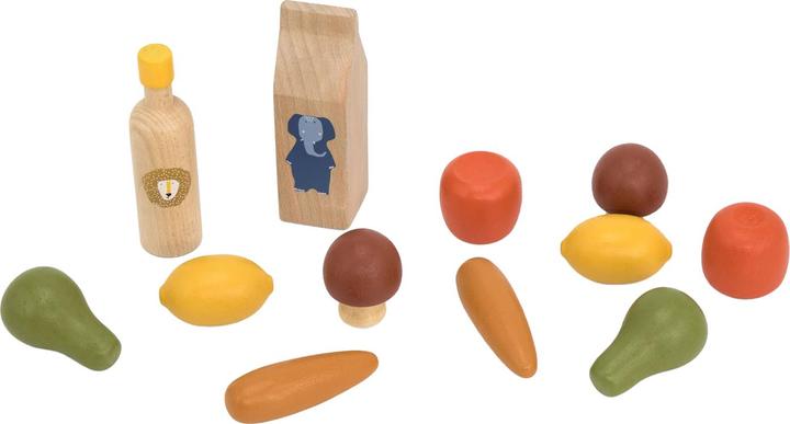 Actual product image Trixie Baby Wooden groceries set