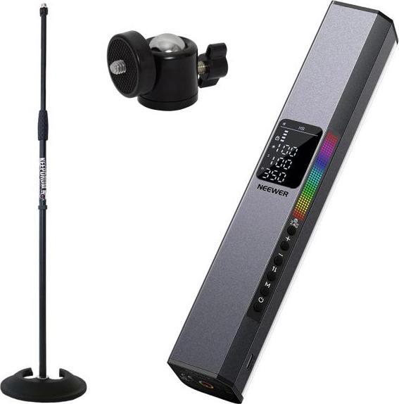 Produktbild Neewer Stablicht RGB1 RGB LED-Leuchte mit Stativ und Kugelgelenk