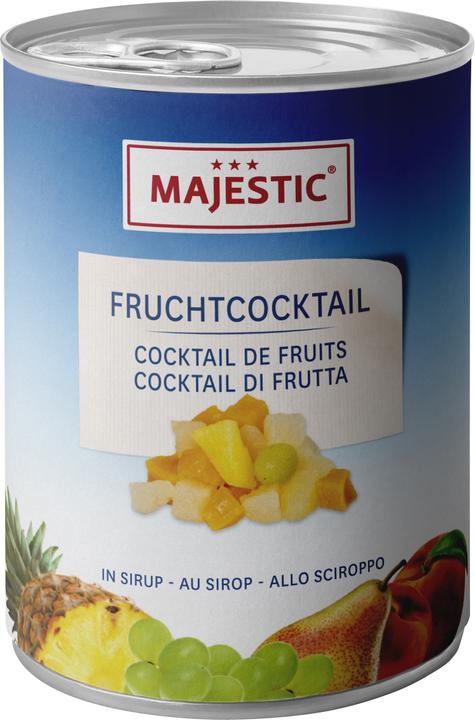 Produktbild Majestic Fruchtcocktail ohne Kirschen - Sirup (486 g)