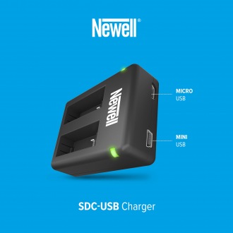 Produktbild Newell SDC-USB Zweikanal-Ladegerät für CINSBAJA-Akkus für Insta360 Ace / Ace Pro (Ladegerät)