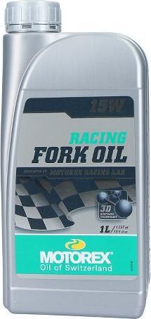Actual product image Motorex Racing Fork 15W Low Friction suspension fork oil 1000 ml (1000 ml, Fork/damper oil)